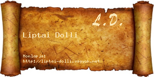 Liptai Dolli névjegykártya